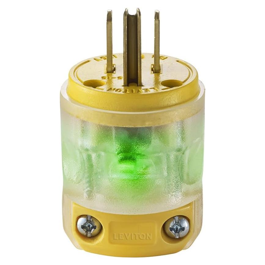 Enchufe Iluminado Leviton 15A Tipo B 515PV-LIT Interior