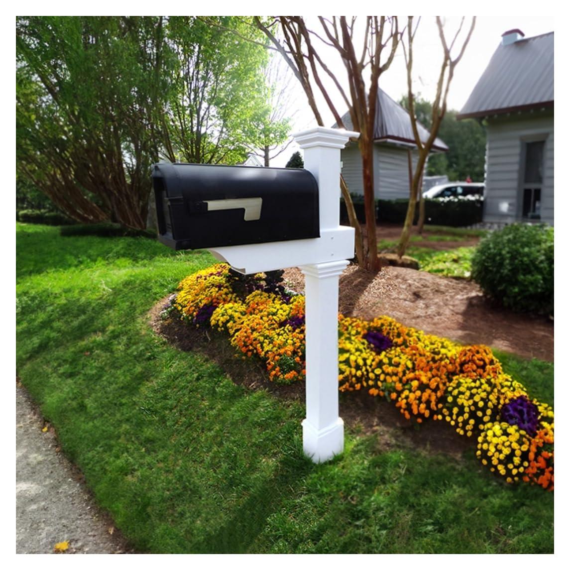 Poste de Buzón Zippity Outdoor Products ZP19013 Blanco