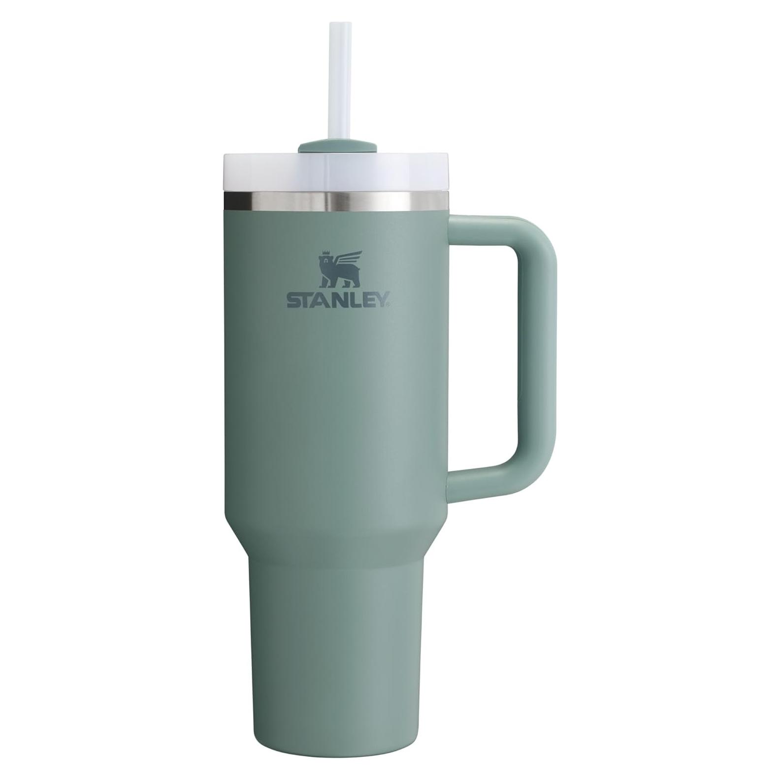 Vaso Stanley Quencher H2.0 1.18 L Pizarra con Pajilla
