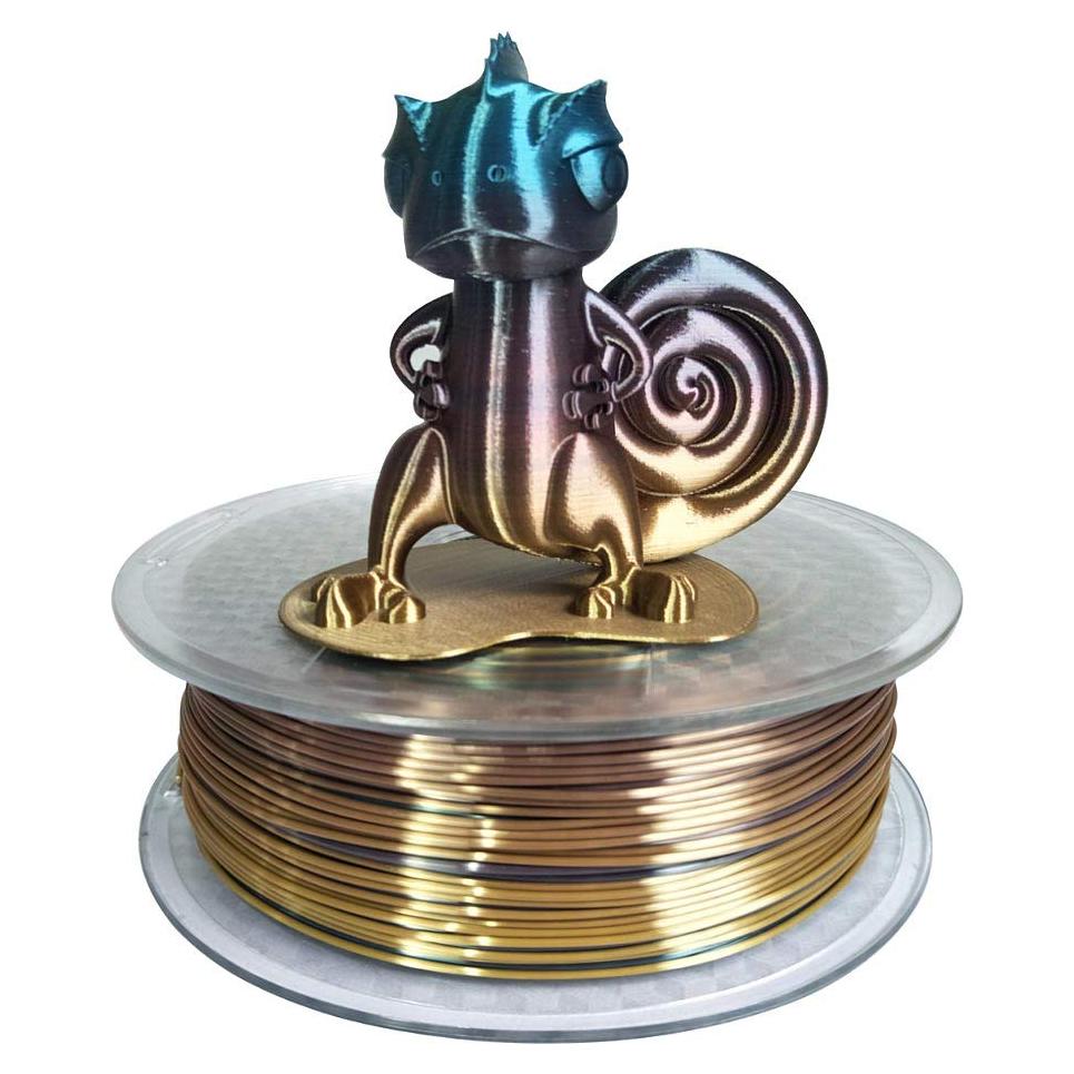 Filamento PLA Multicolor CC3D Silk Rainbow 1.75mm 1KG