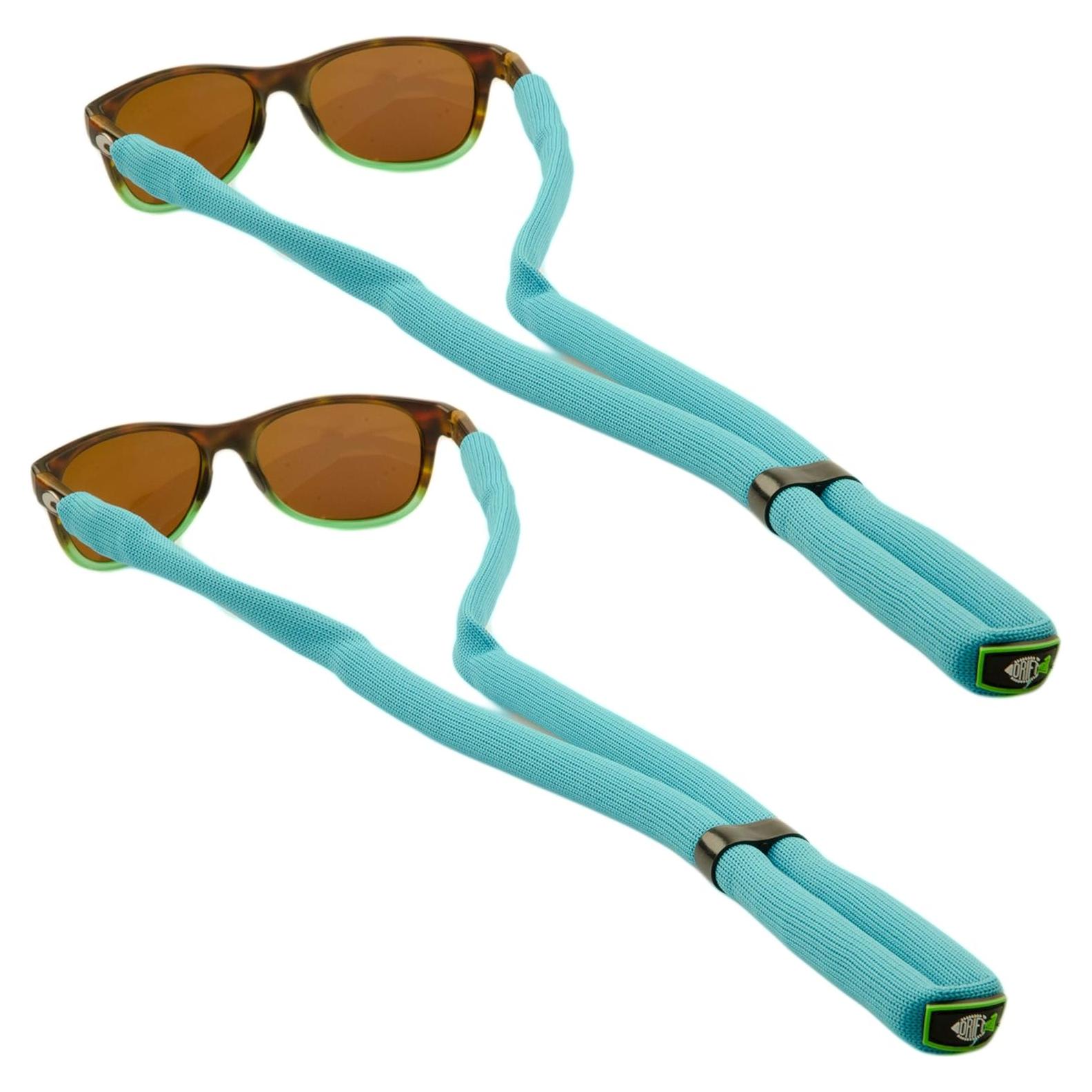 Correa Flotante para Gafas DriftFish Turquesa Neón 2 Pzas