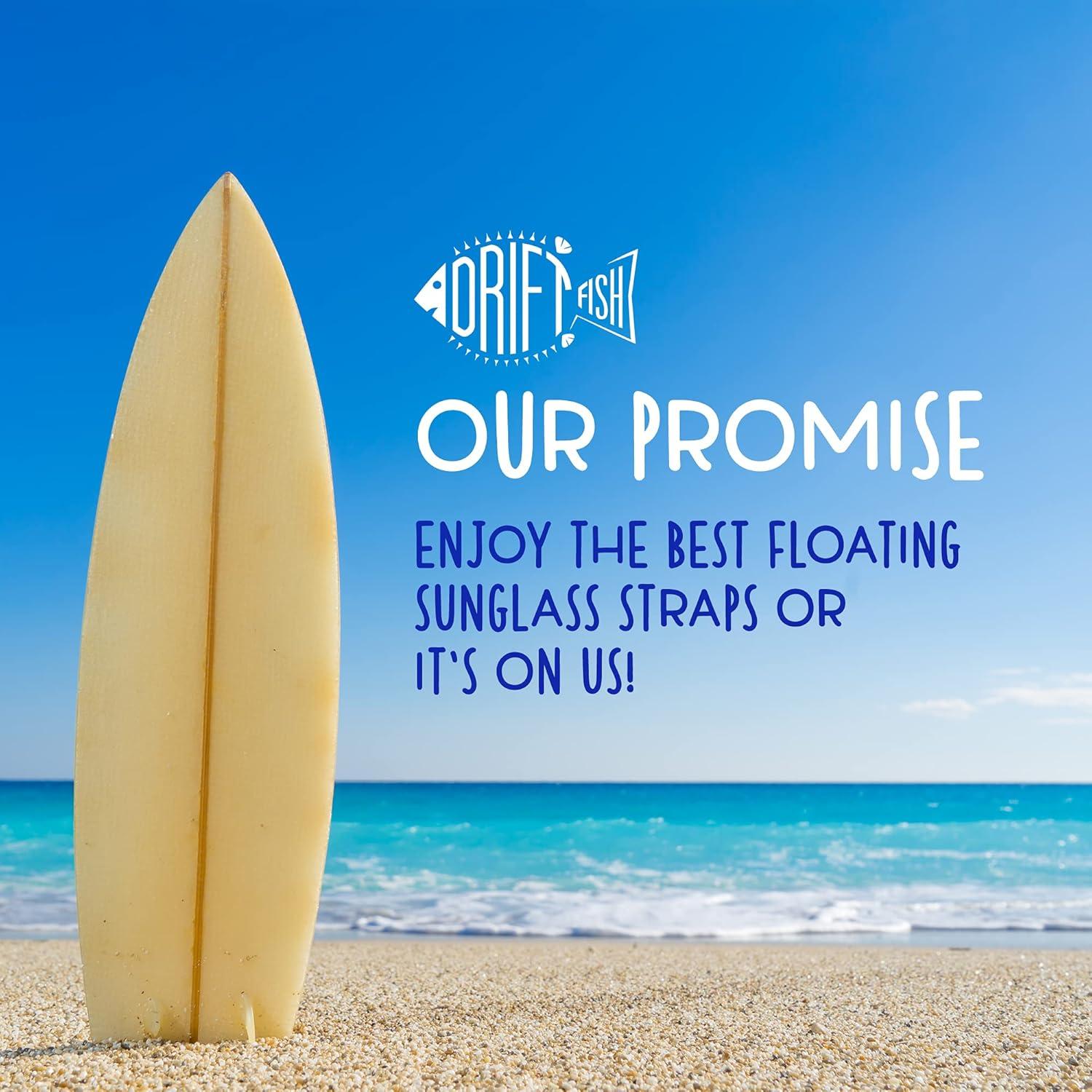 Correa Flotante para Gafas DriftFish Turquesa Neón 2 Pzas