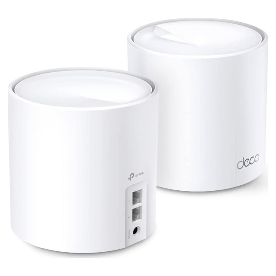 TP-Link Deco X20 WiFi 6 Mesh - Paquete de 2, 371 m²