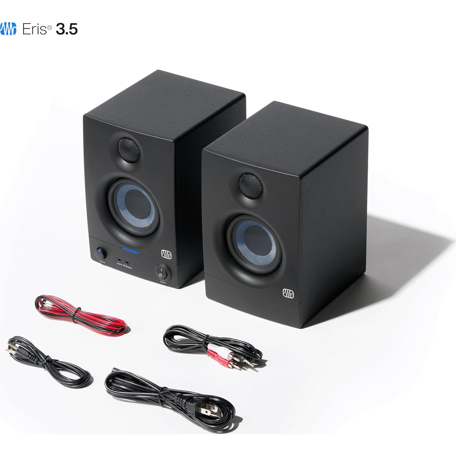 Monitores de Estudio PreSonus Eris 3.5 - 50W, 2 Unidades
