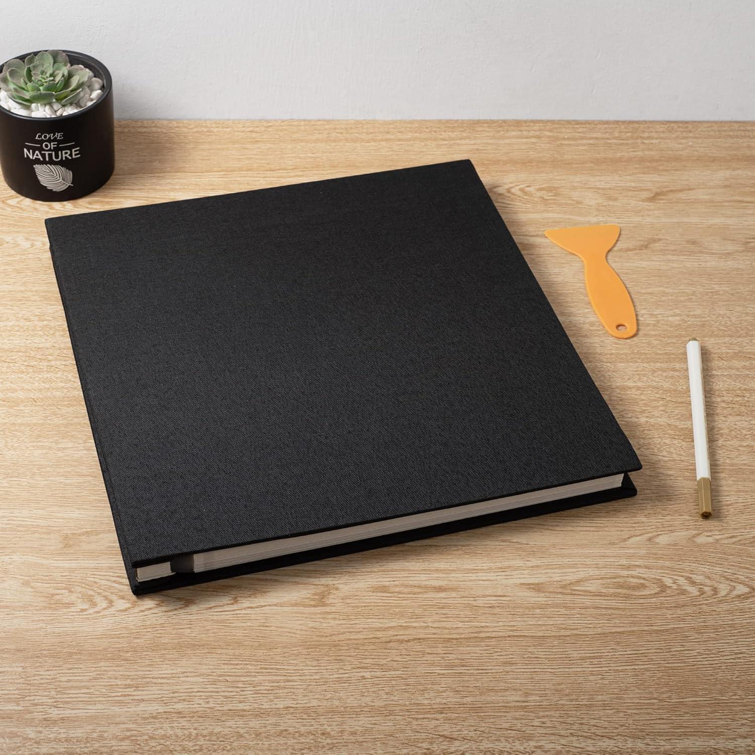 Álbum de Fotos Autoadhesivo HenPisen 40 Páginas Negro