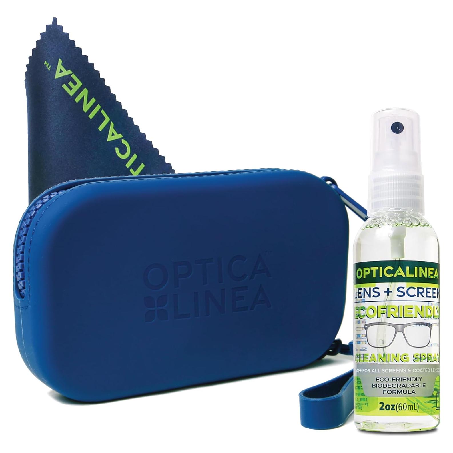 Bolsa de Viaje Impermeable Opticalinea + Kit de Spray Ecológico