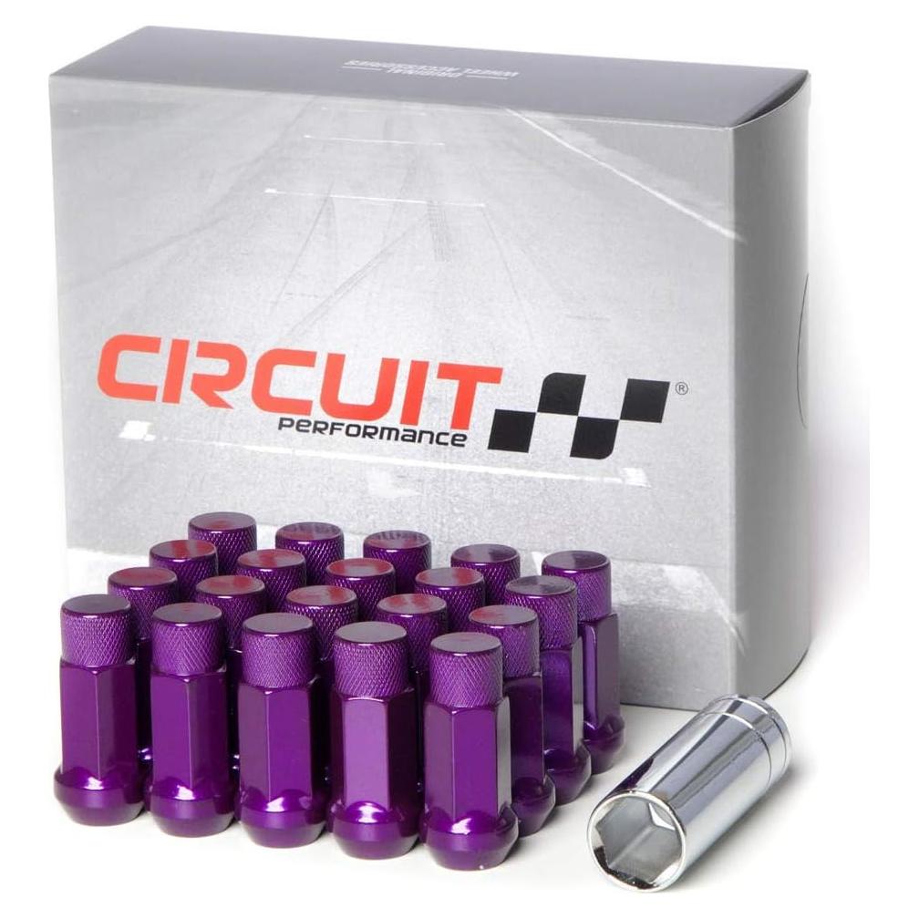 Tuerca Hexagonal Circuit Performance 12x1.25 Púrpura - 20 Piezas