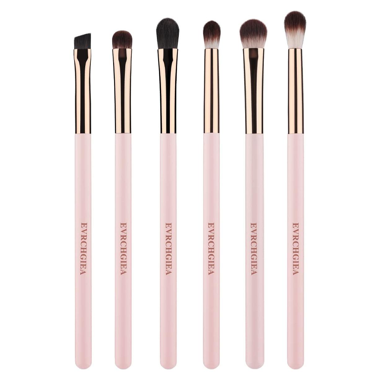 Juego de Brochas para Maquillaje de Ojos EVRCHGIEA 6 Pcs