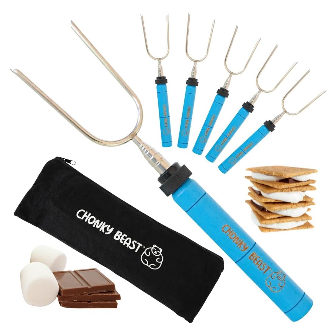 Palitos para Asar Malvaviscos Chonky Beast - 6 Piezas 83.82 cm