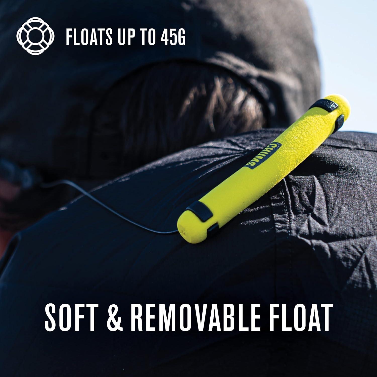 Retenedor de Gafas Chums Orbiter Acero Inoxidable Amarillo