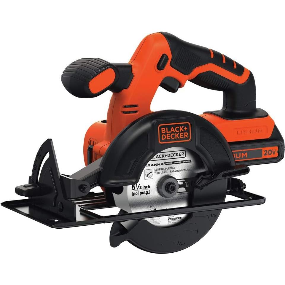 BLACK+DECKER 20V MAX Power Tool Combo Kit, 4-Tool Cordless Power Tool Set with 2 Batteries and Charger (BD4KITCDCRL)