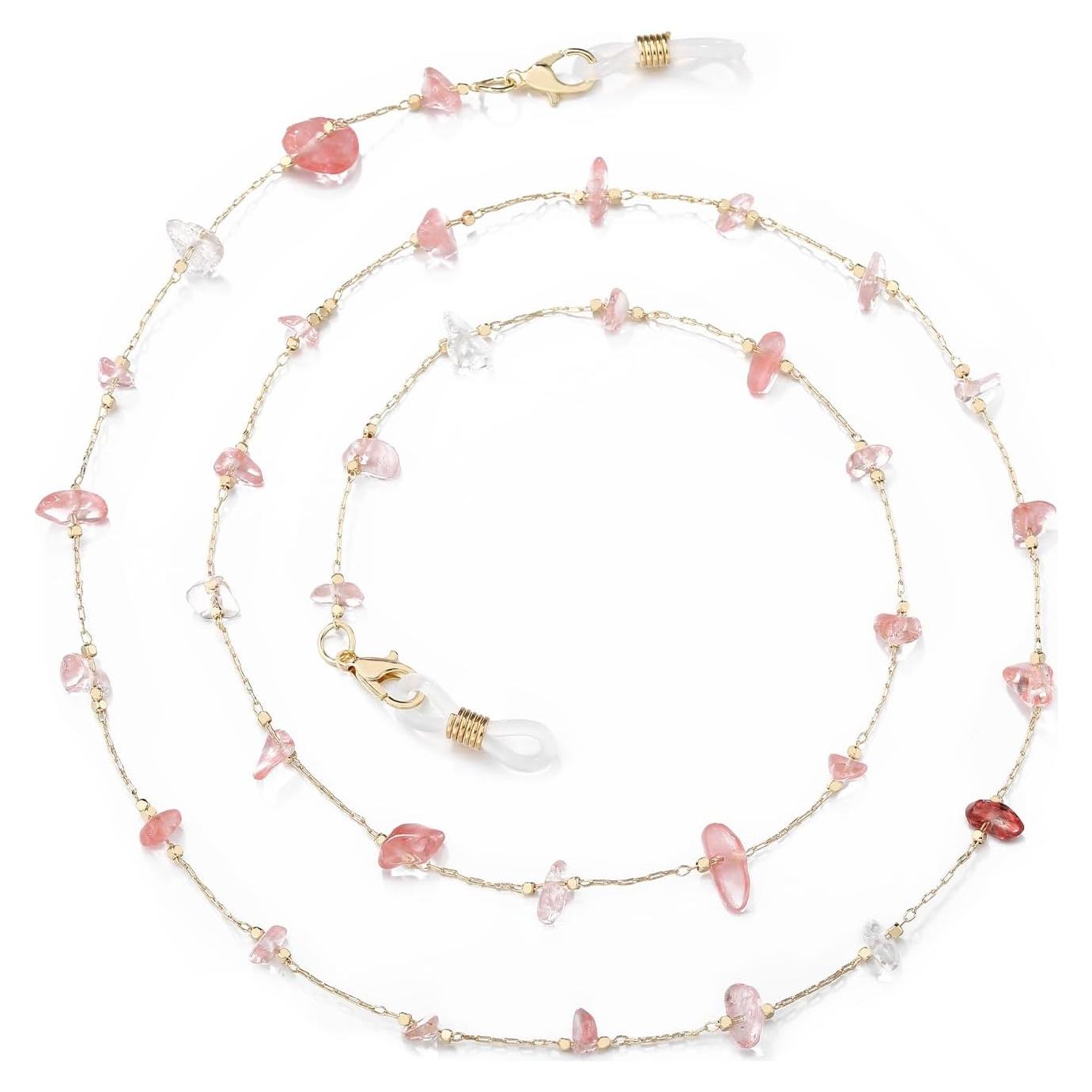 Cadena de Gafas Humlbird para Mujeres 73 cm Cristal Natural