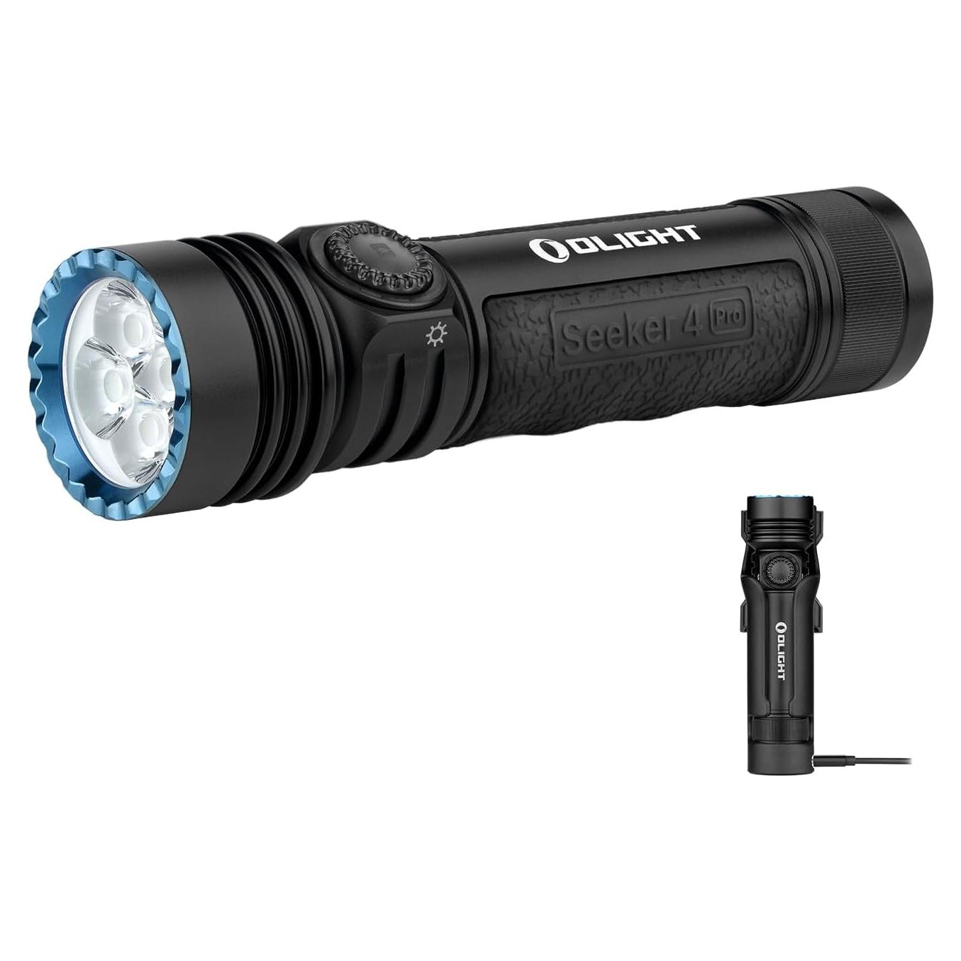 Linterna OLIGHT Seeker 4 Pro 4600 Lúmenes USB C Impermeable