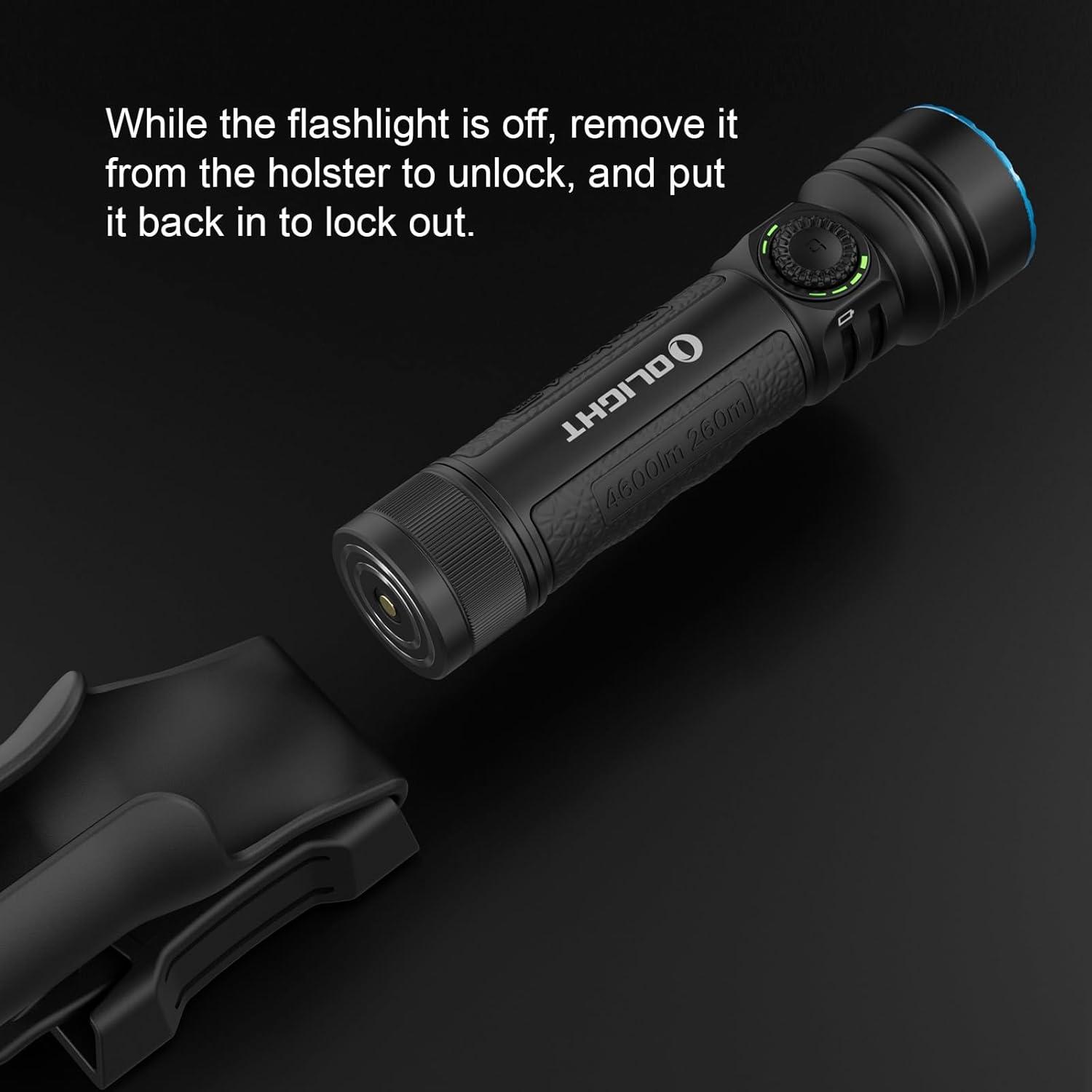 Linterna OLIGHT Seeker 4 Pro 4600 Lúmenes USB C Impermeable