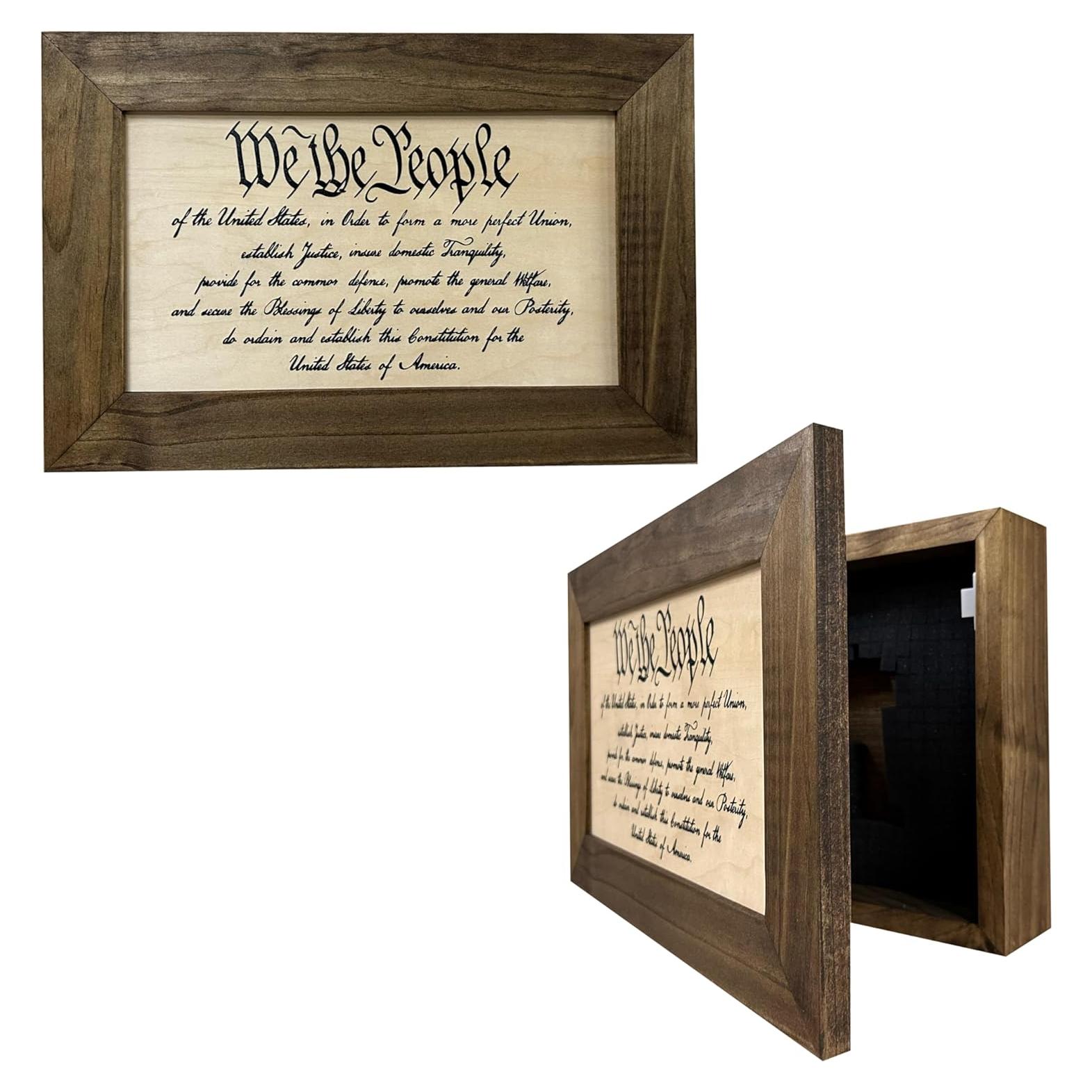 Gabinete de Armas Oculto Bellewood Designs Preambulo 45,72x30,48cm