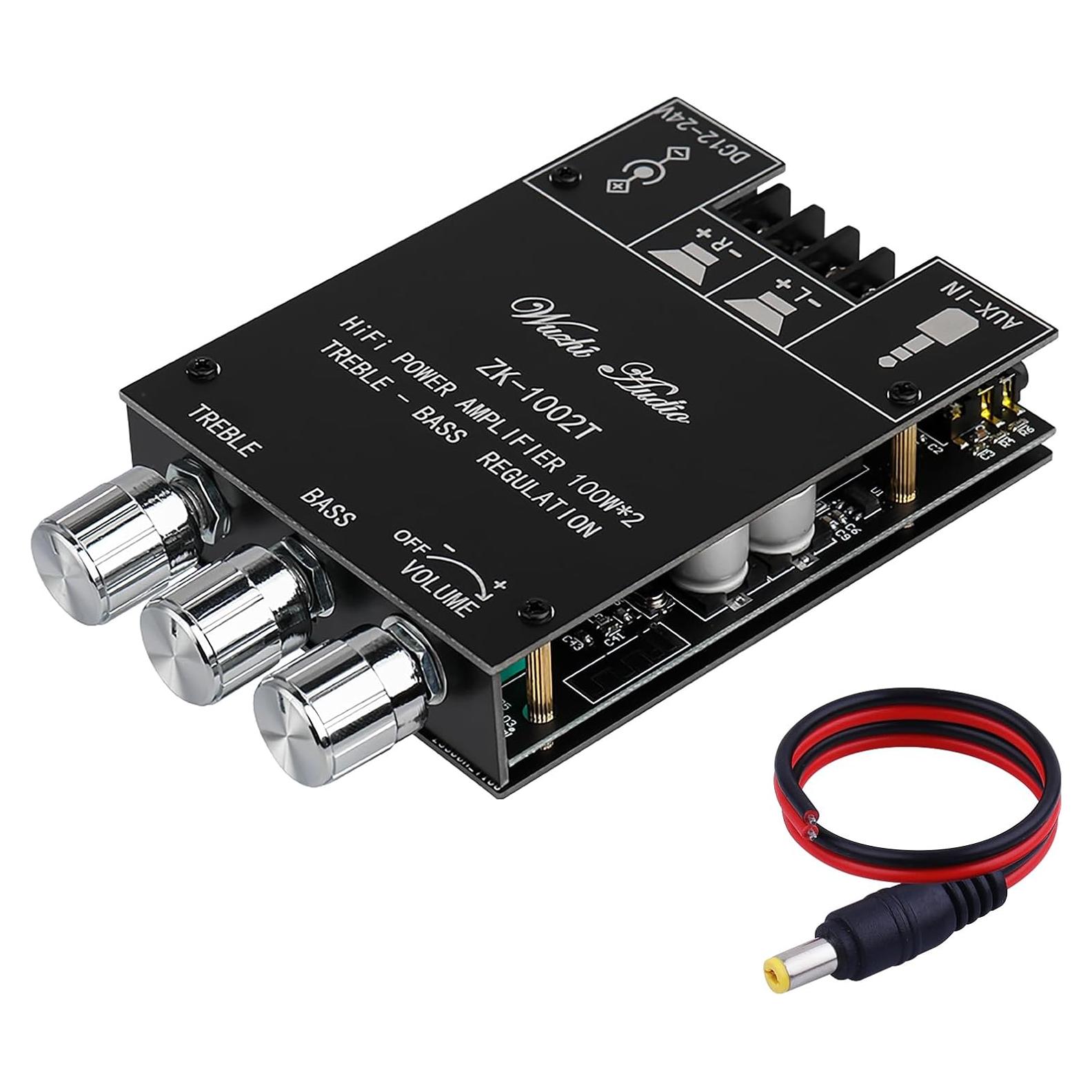 Amplificador Bluetooth 5.0 ARRAROWN ZK-1002T 200W 2.0 Canales