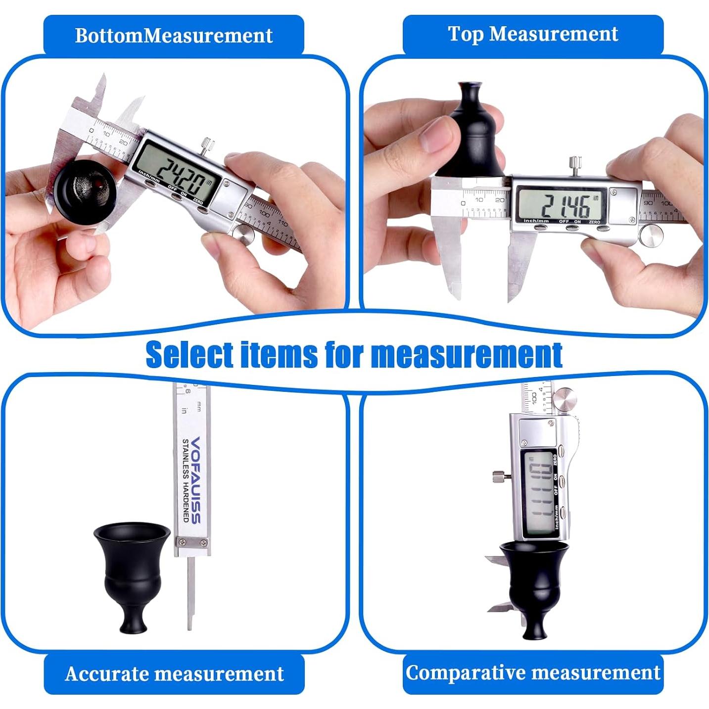 Calibrador Digital Kynup 150mm Acero Inoxidable Pantalla LCD