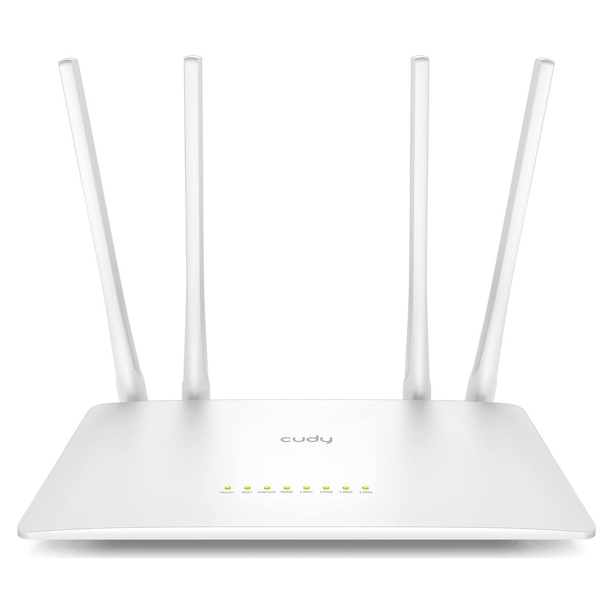 Cudy Enrutador WiFi Doble Banda AC1200 WR1200 4 en 1