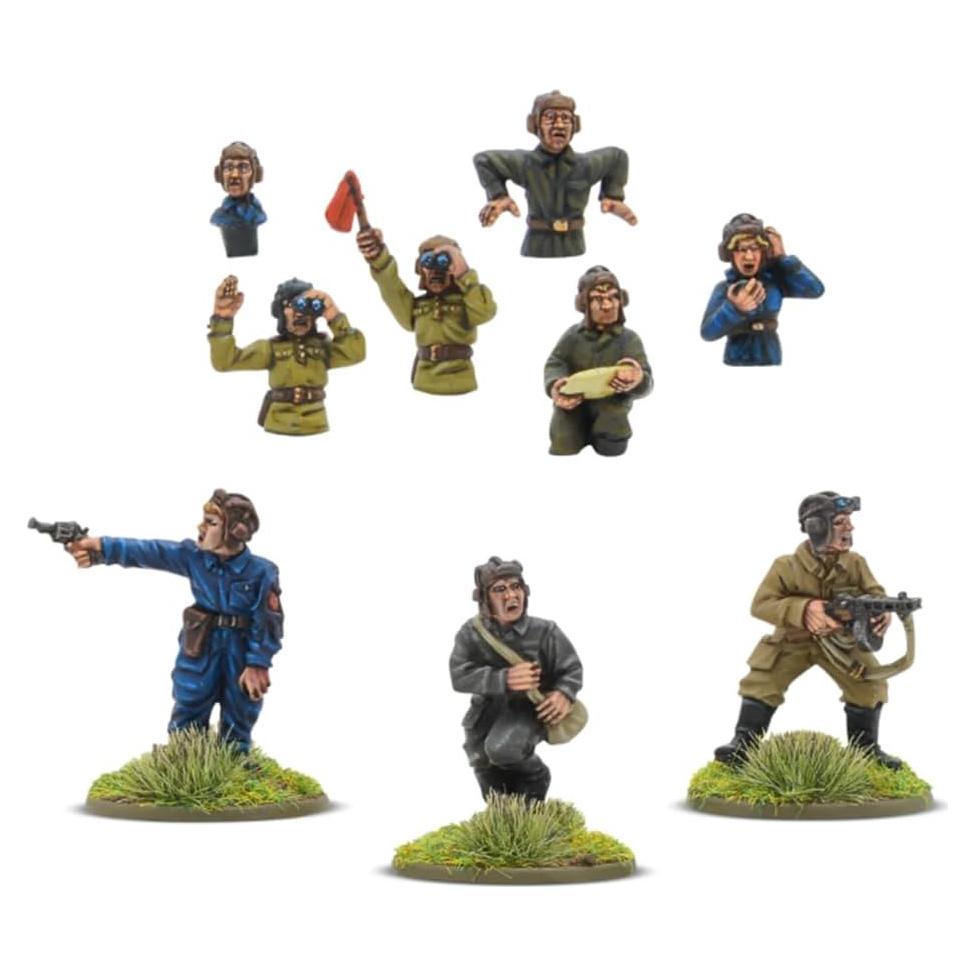 Warlord Games Mortero Medio Fallschirmjager 28 mm Figuras