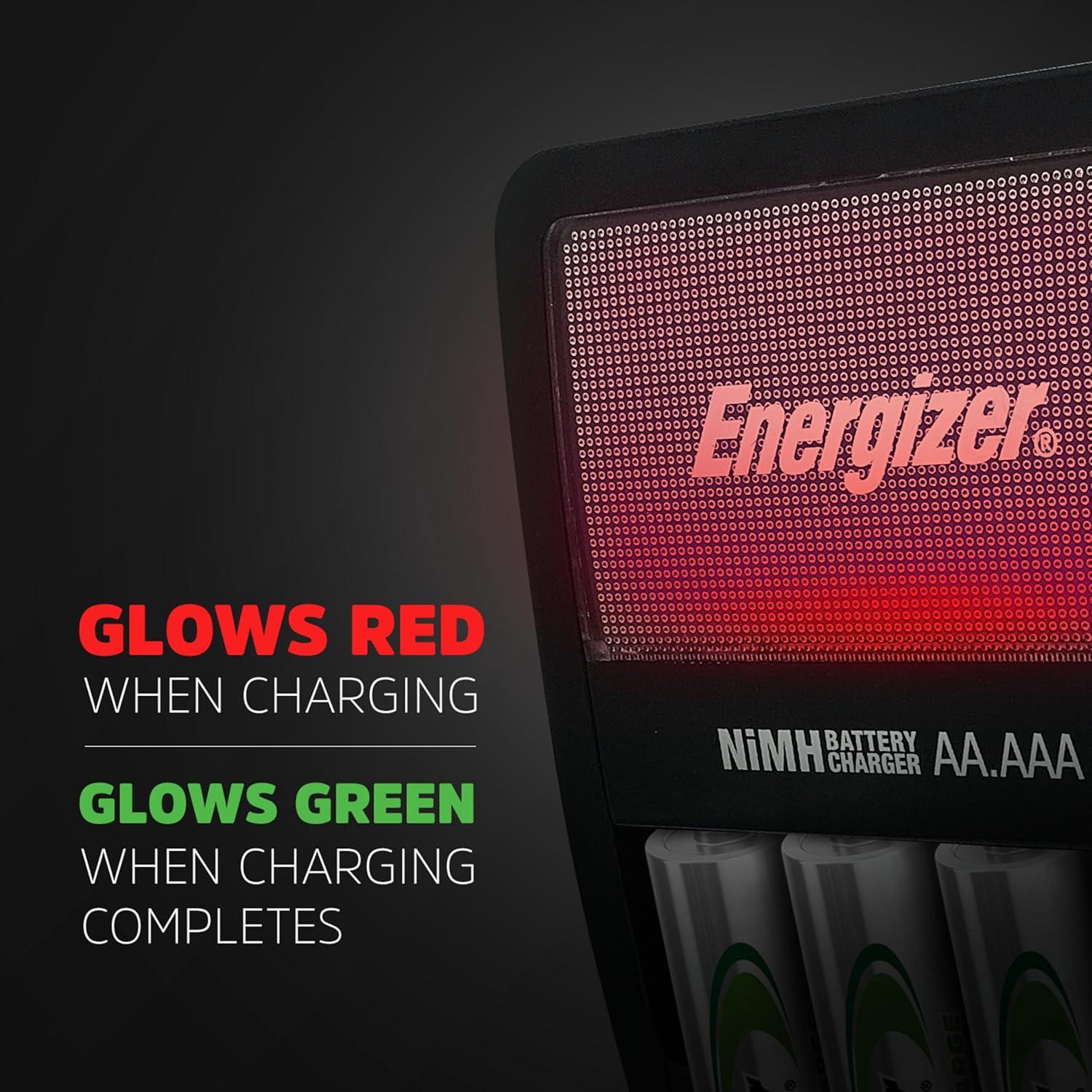 Cargador Energizer Value para Baterías Recargables AA/AAA NiMH