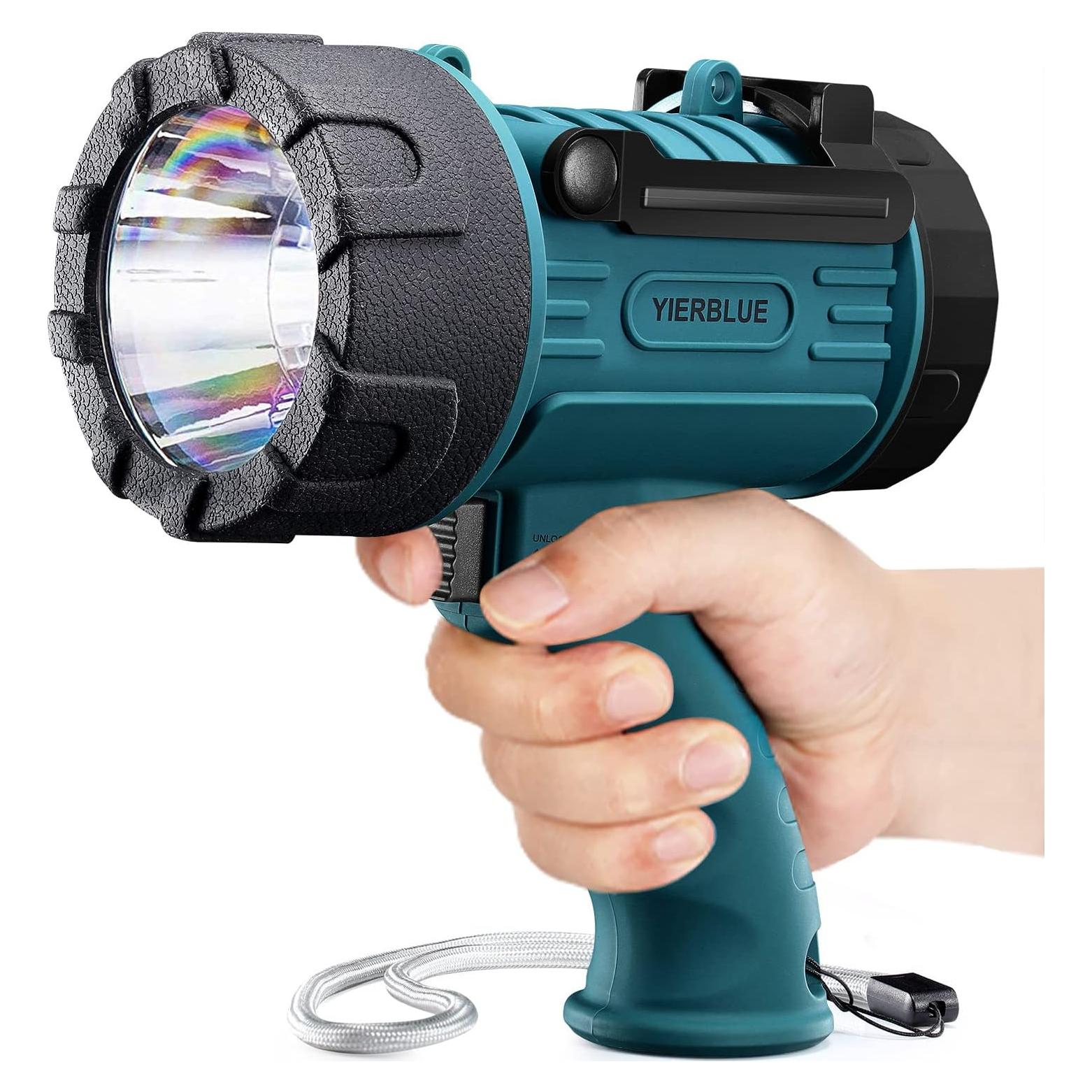 Linterna de Mano Recargable YIERBLUE 1000000 Lúmenes IP67