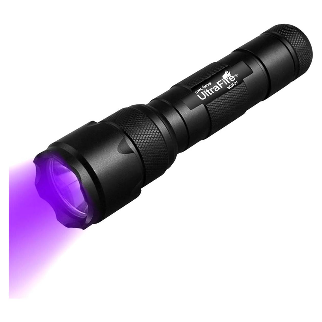 Linterna UV UltraFire WF-502B 395-405 nm para Detección