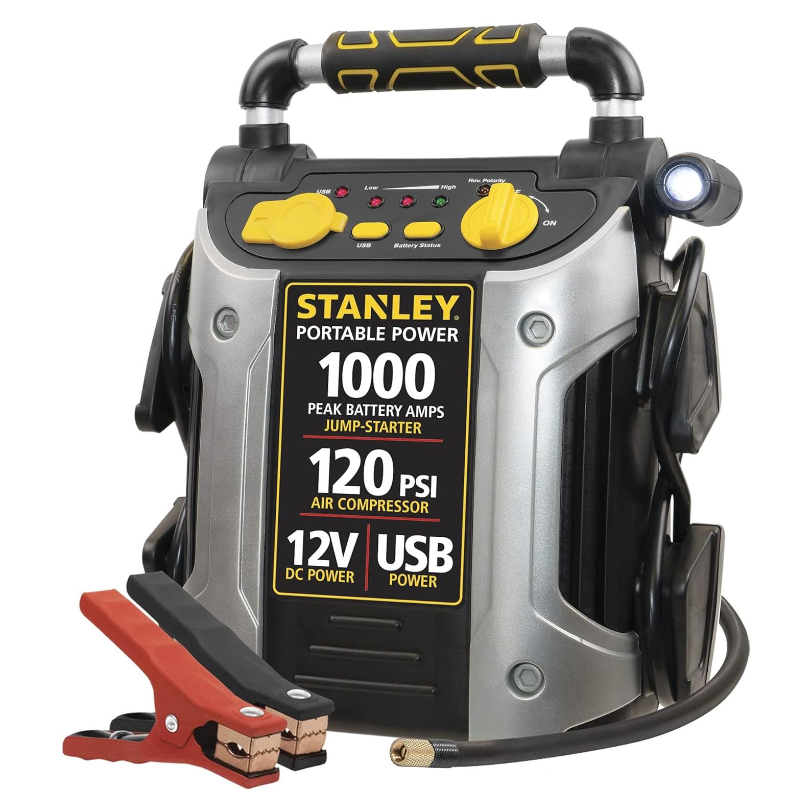 Arrancador de Batería STANLEY J5C09 1000A Compresor USB