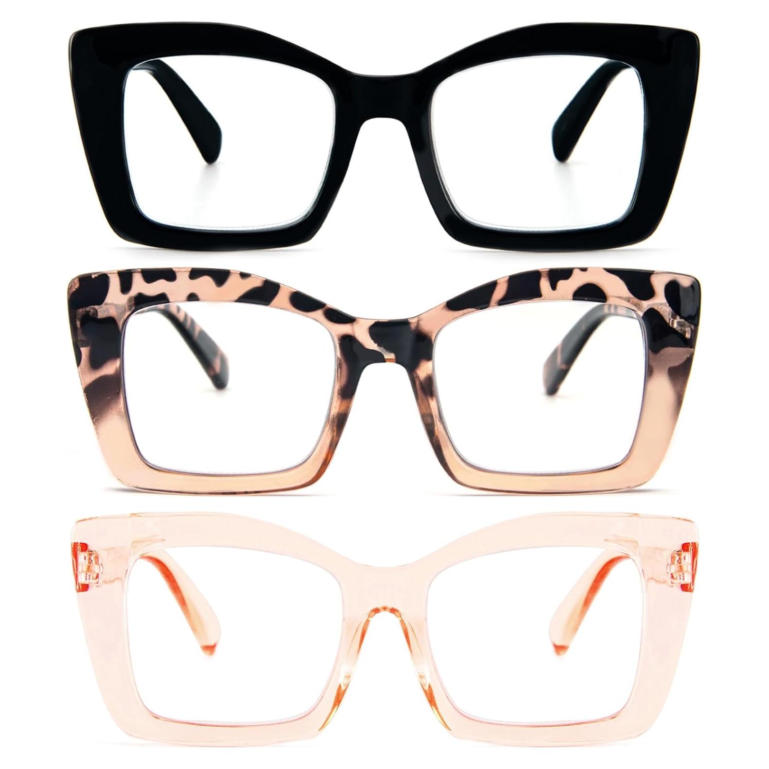 Gafas de Lectura REAVEE Estilo Oprah Anti Luz Azul 1.5x