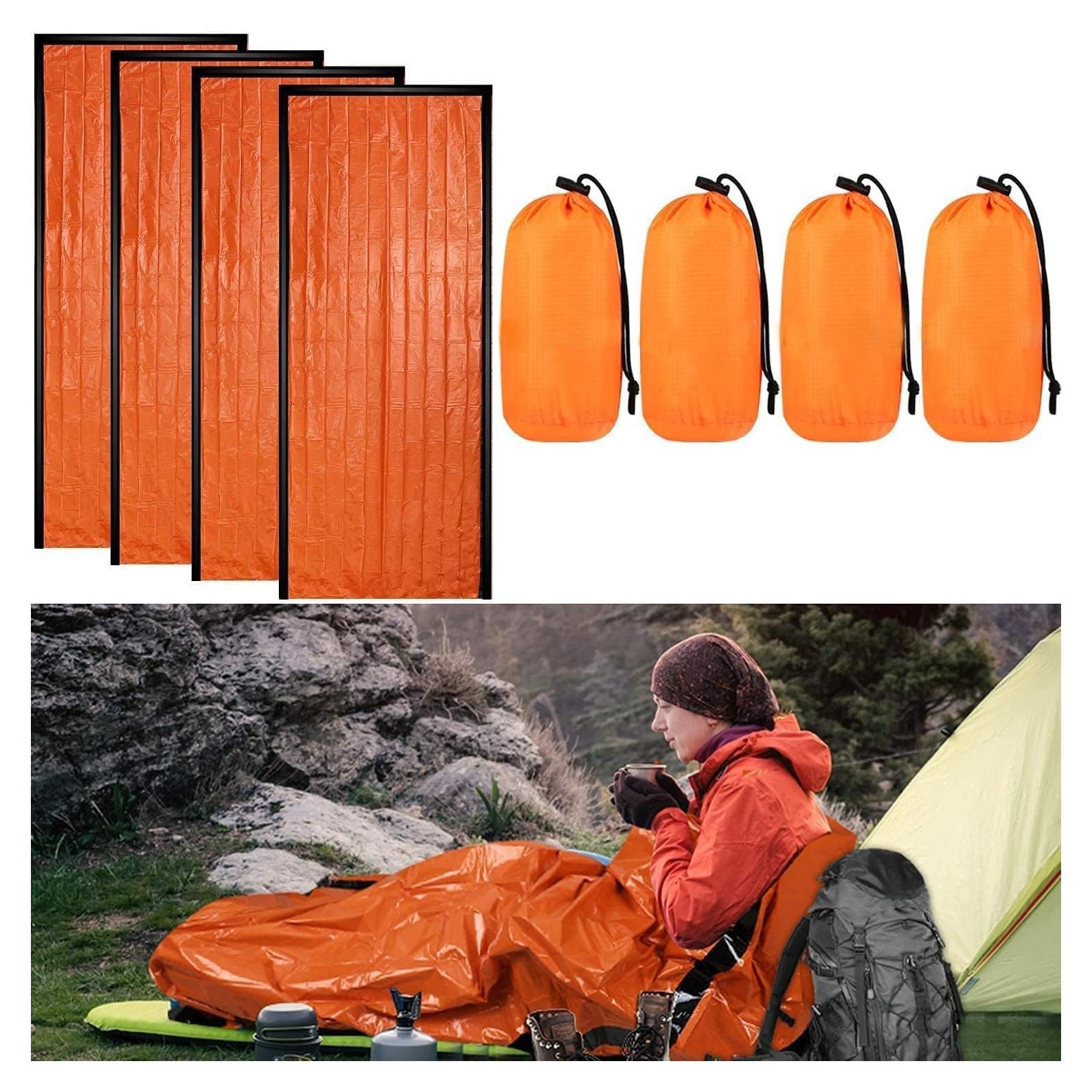 Saco de Dormir de Emergencia DIBBATU 2/4/6/8 Unidades