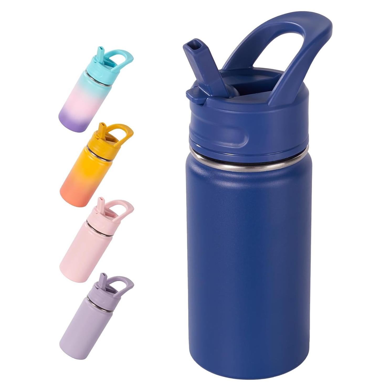 Botella de Agua Aislada Kerilyn 350ml para Niños Azul