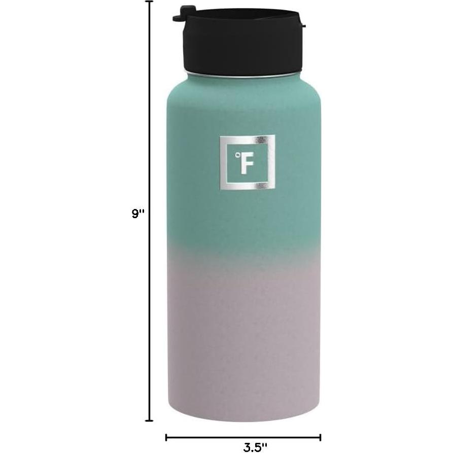 Botella de Agua IRON °FLASK 32 Oz Acero Inoxidable Aislada