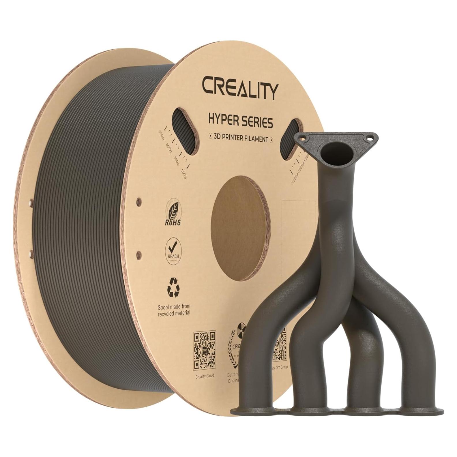 Filamento Fibra de Carbono Creality 1.75mm Amarillo Grisáceo