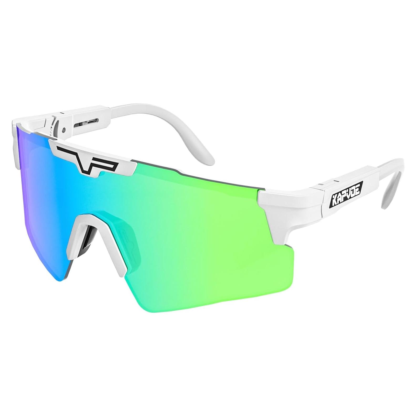 Gafas de Ciclismo KAPVOE UV400 Polarizadas Ajustables