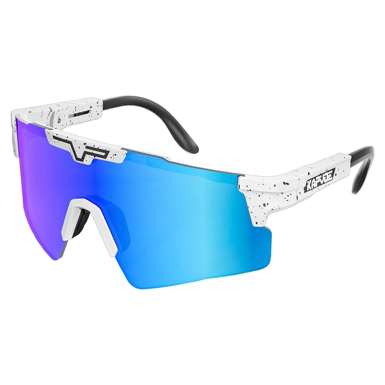Gafas de Ciclismo KAPVOE Polarizadas UV400 Ajustables