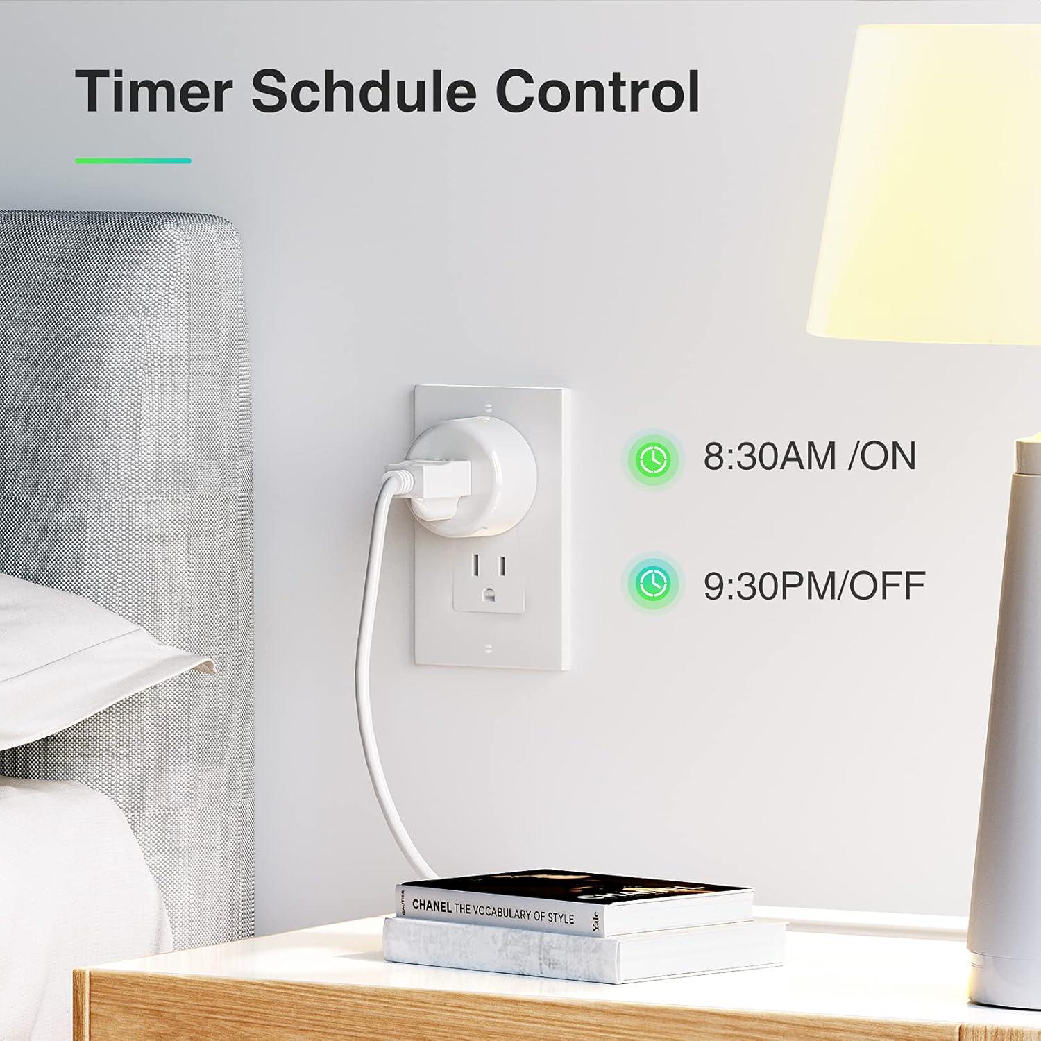 Enchufe Inteligente Beantech WiFi 4 Piezas Control por Voz