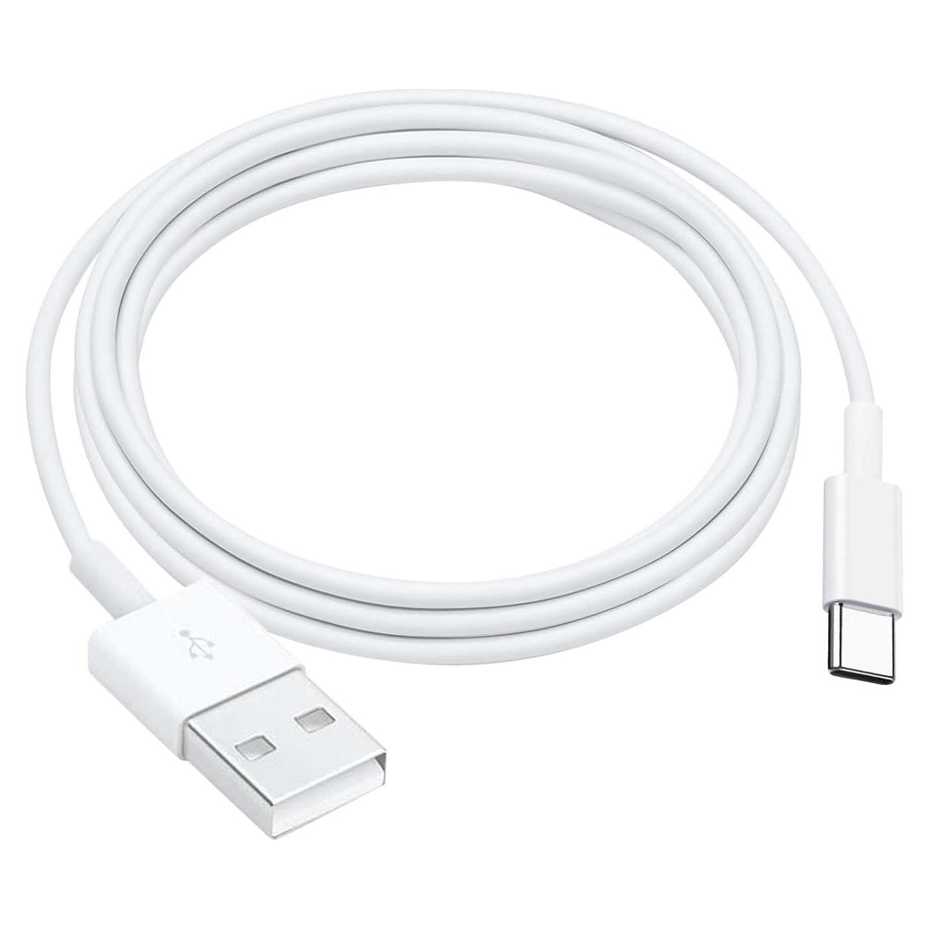 Cable Carplay USB A a C para iPhone 15 16 - 1 m Blanco