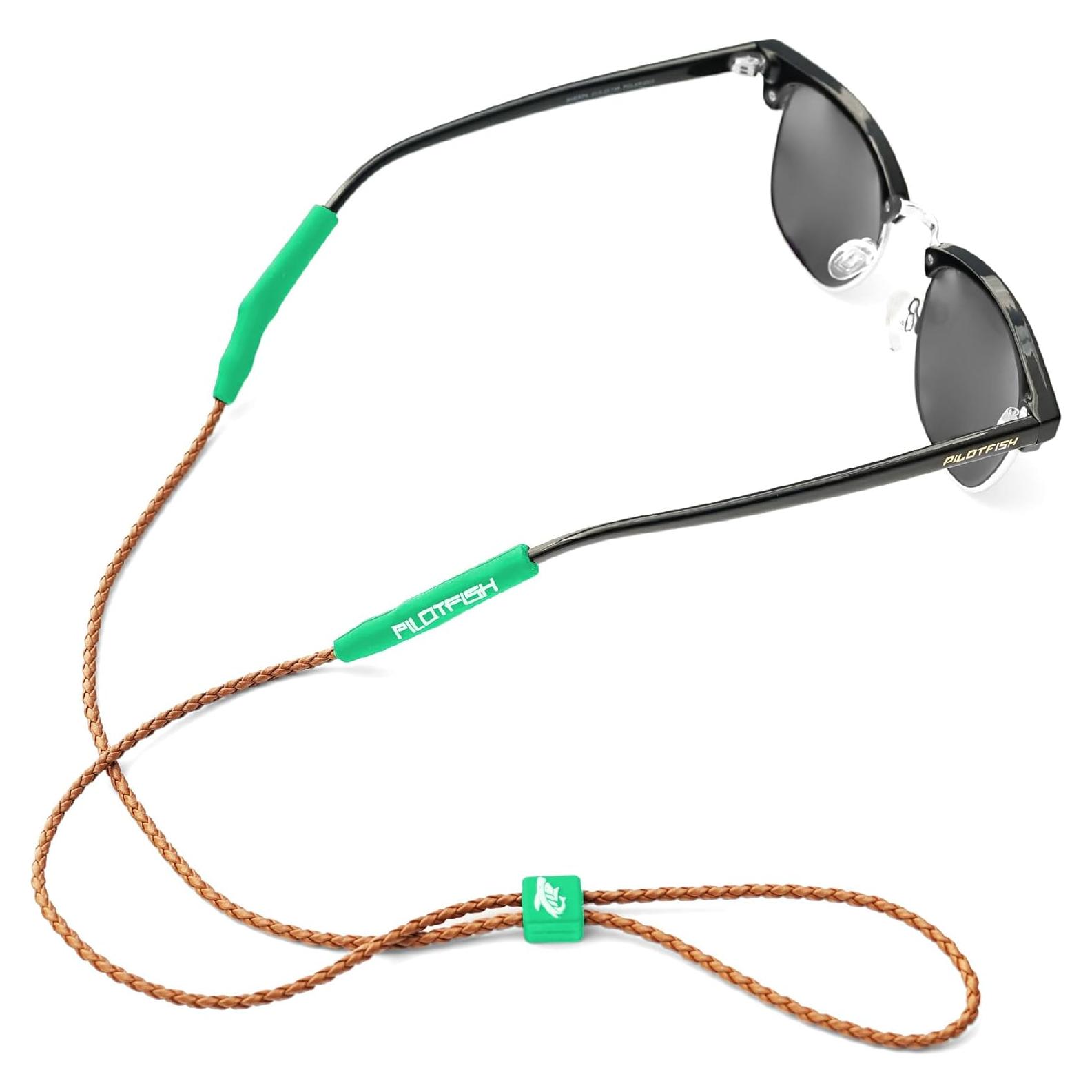 Correa de Gafas Pilotfish de Cuero Trenzado Unisex