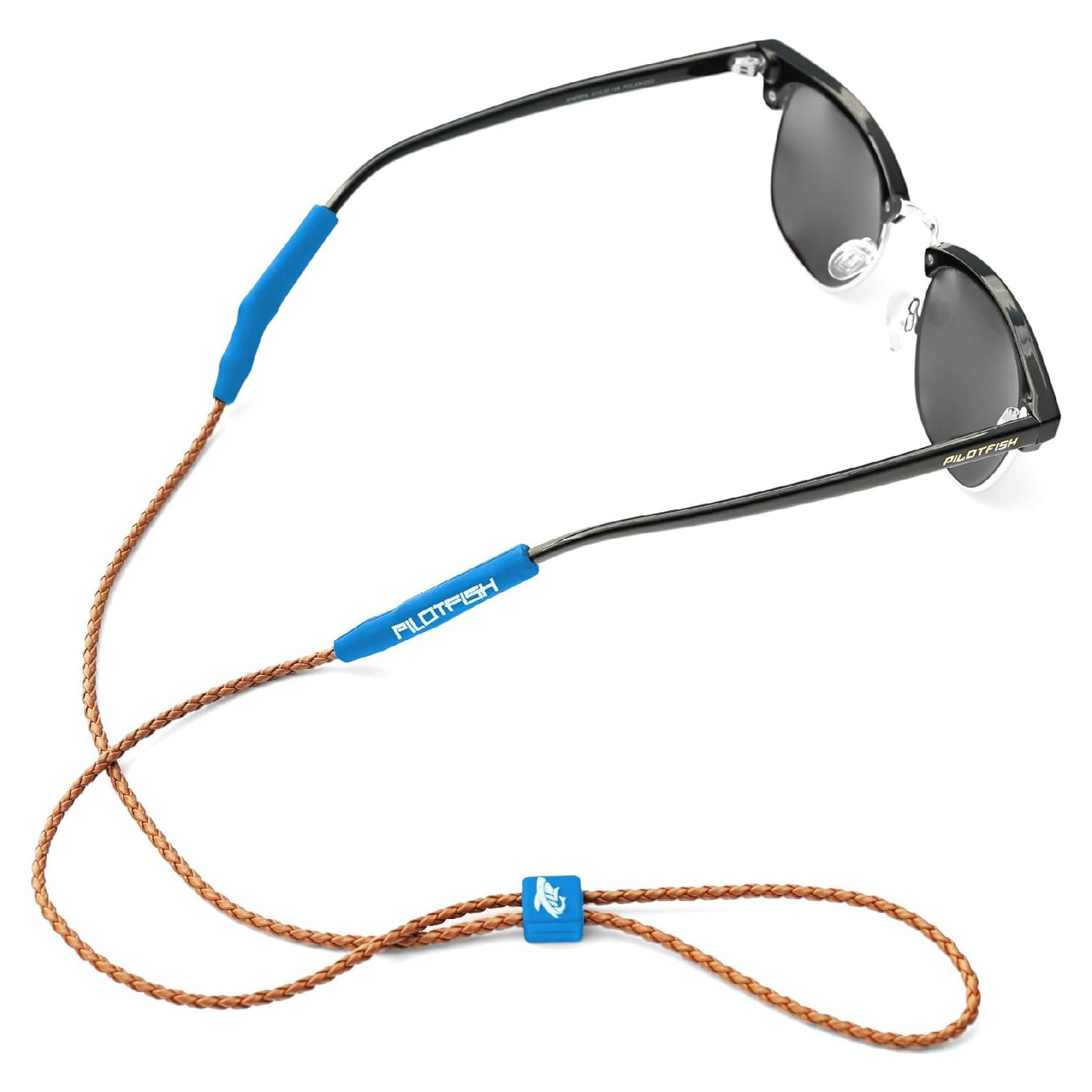 Correa de Gafas Pilotfish de Cuero Trenzado Unisex