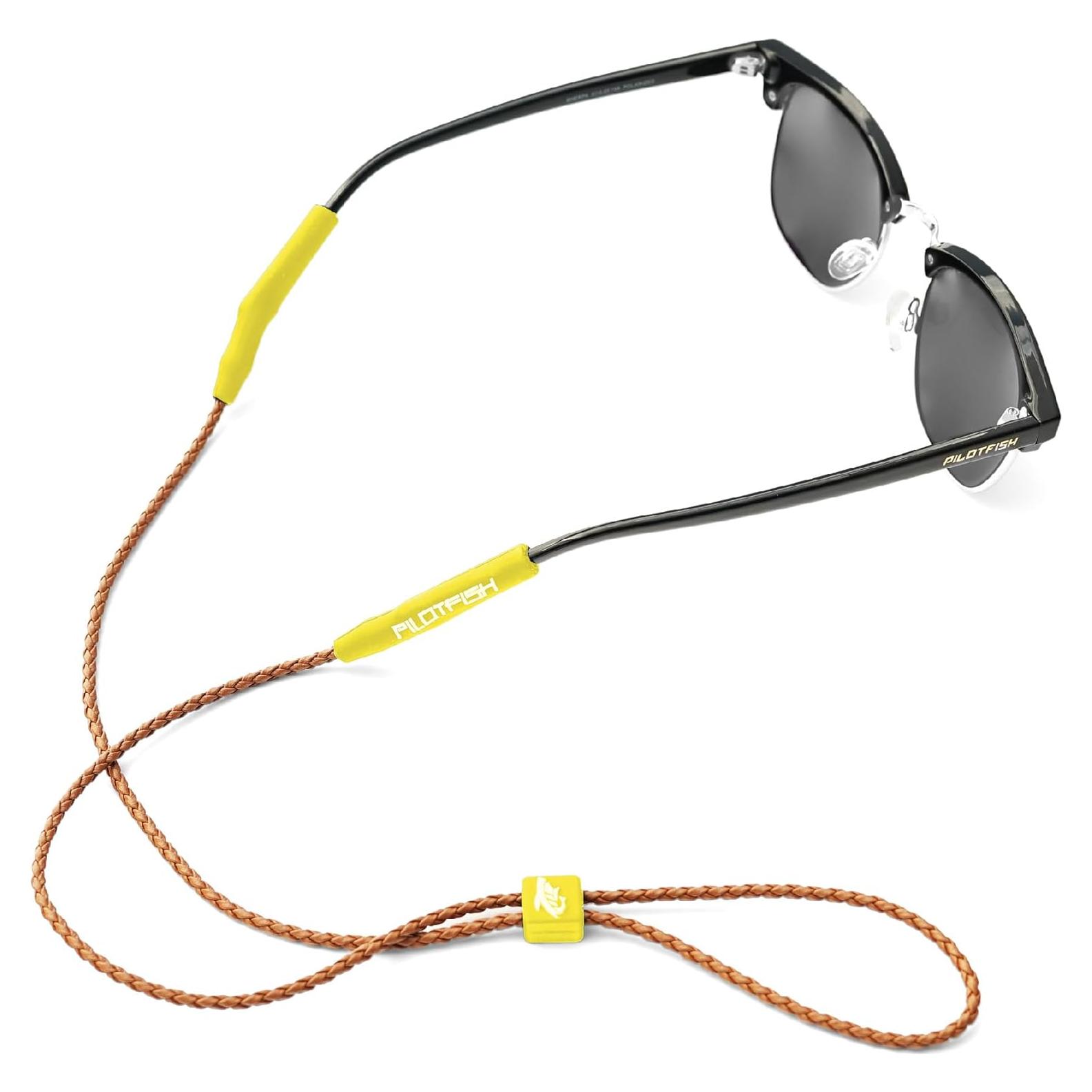 Correa de Gafas Pilotfish de Cuero Trenzado Unisex