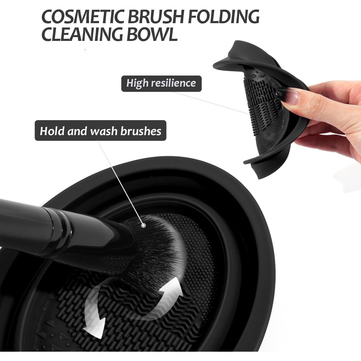 Juego de Brochas de Maquillaje MAANGE 54 Pcs Sintéticas