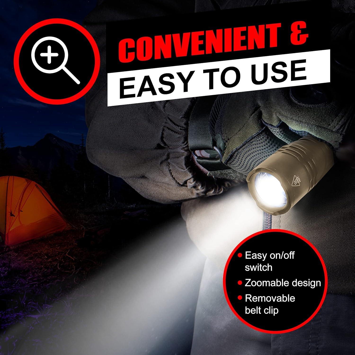 Linterna LED GearLight TAC - 2 Linternas Tácticas Compactas