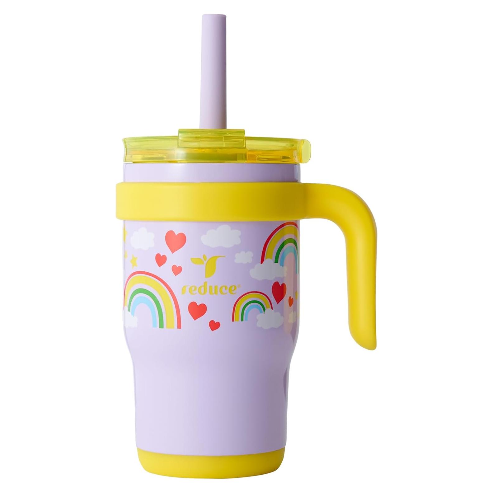 Vaso Aislado REDUCE Coldee 414 ml para Niños - Cielo Arcoíris