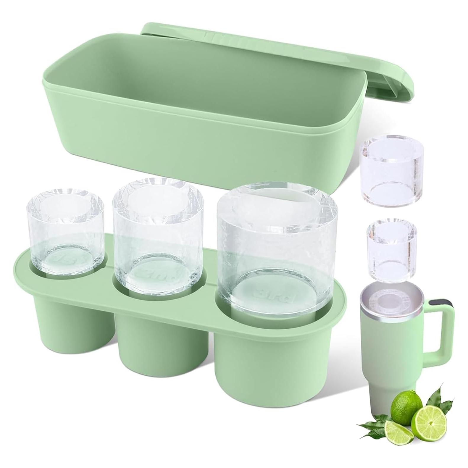 Molde de Hielo Tcamp de Silicona para Vaso 40 oz - Verde