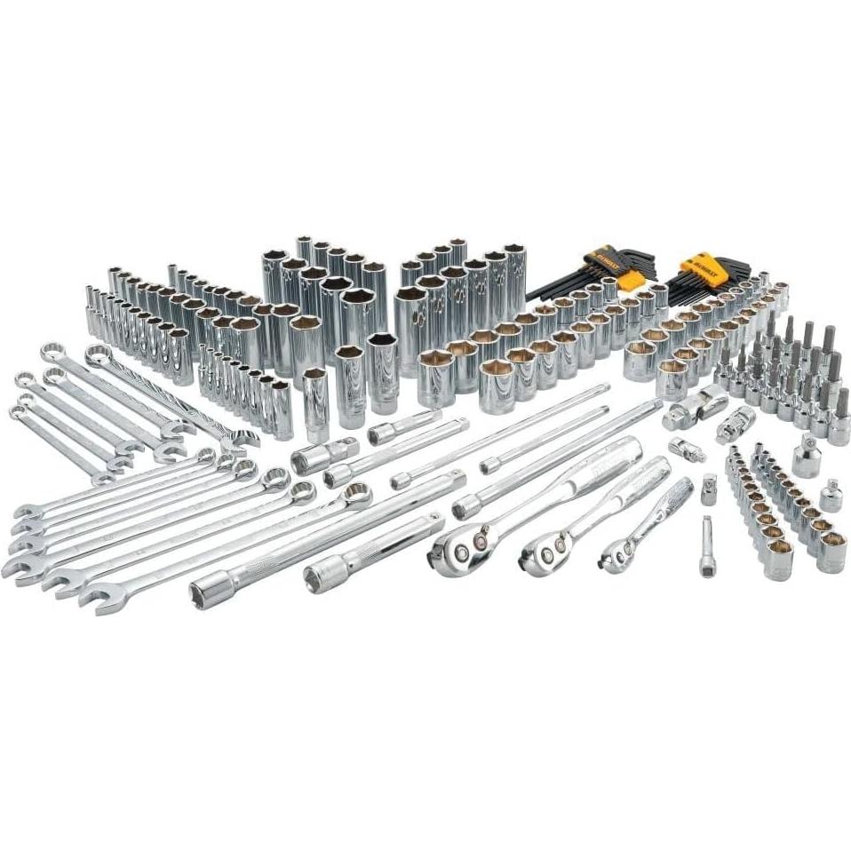 Kit de Herramientas Mecánicas DEWALT 204 Piezas con Enchufes