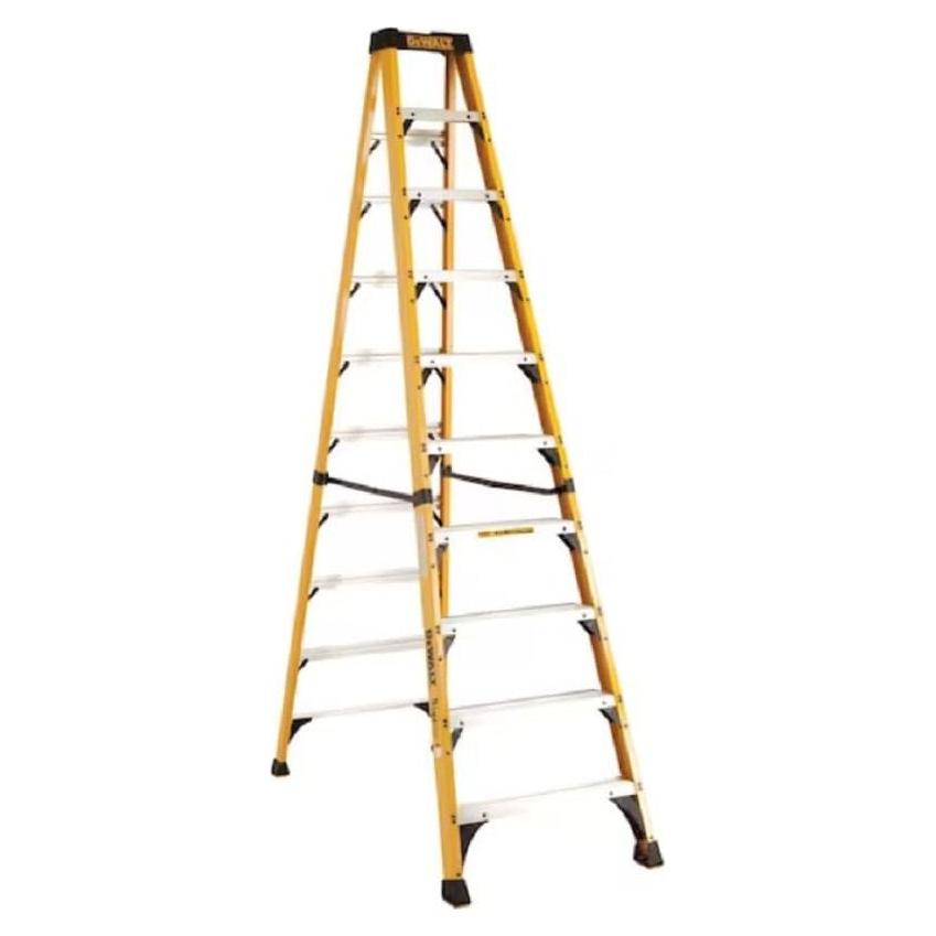 Escalera DeWalt 3,05m Fibra de Vidrio 170kg Antideslizante