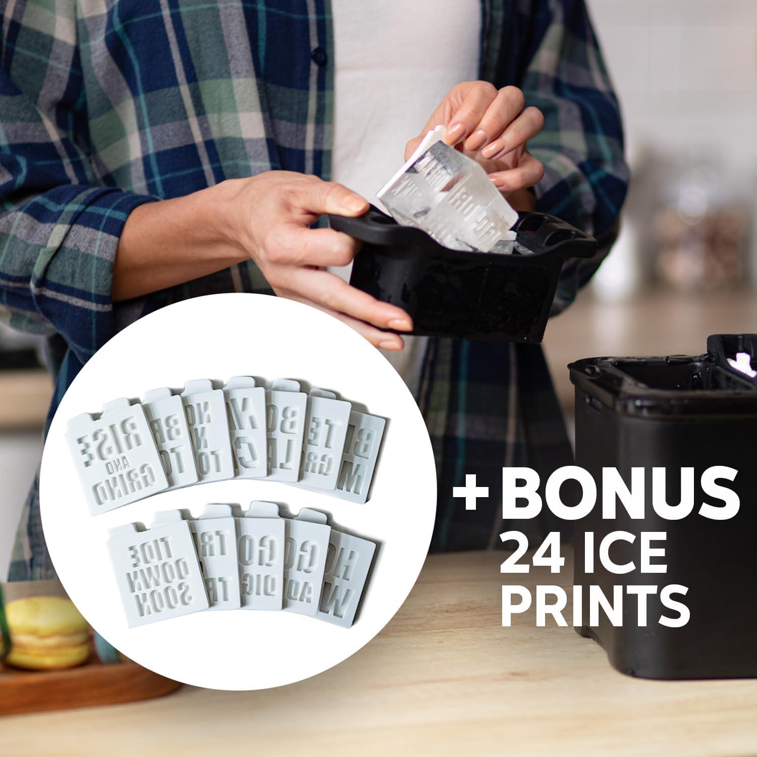 Molde de Hielo Claro Berlinzo - 8 Cubos de 5,08 cm