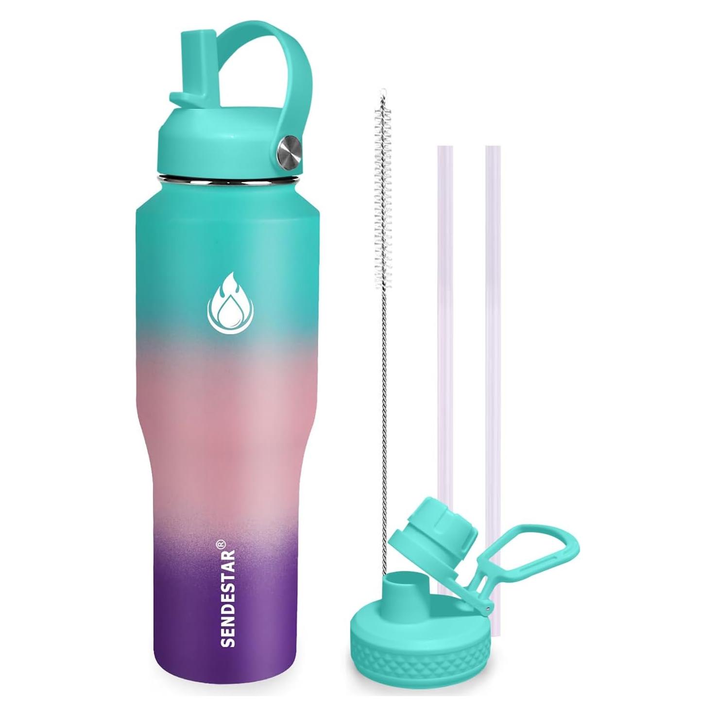 Botella de Agua SENDESTAR 32oz Acero Inoxidable Aislada