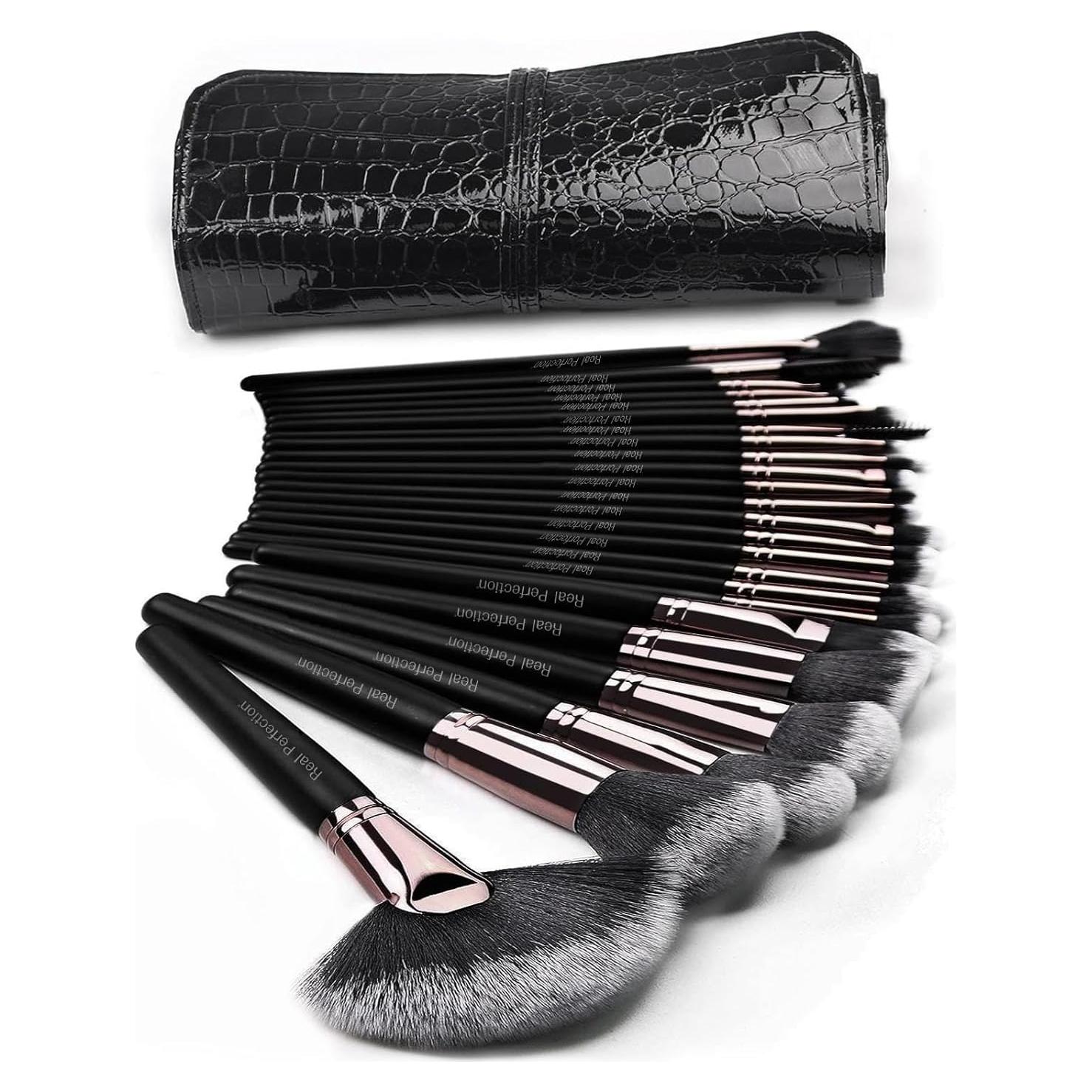 Juego de Brochas de Maquillaje Real Perfection 24 Piezas