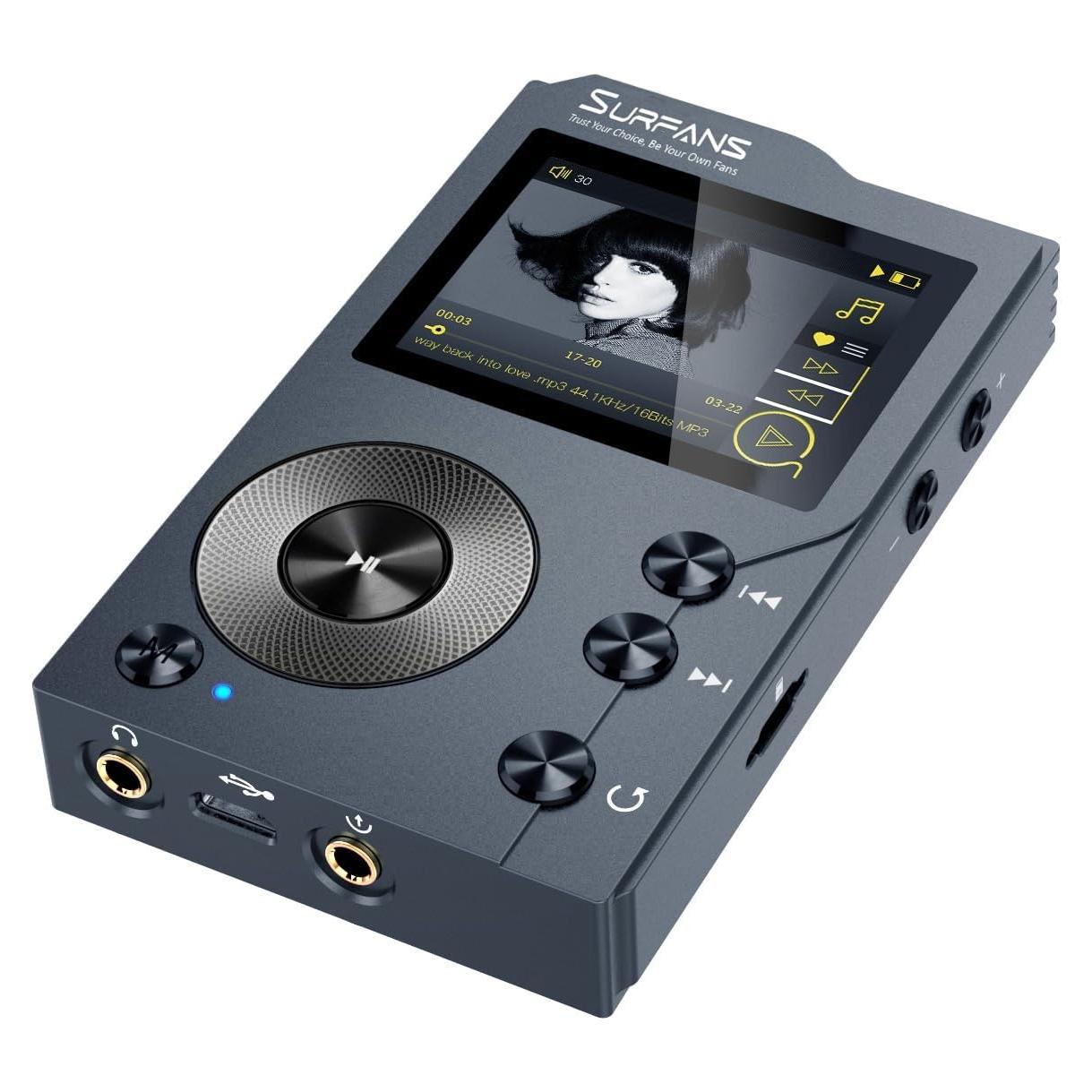 Reproductor MP3 HiFi SURFANS F20 Bluetooth 5.2 64GB