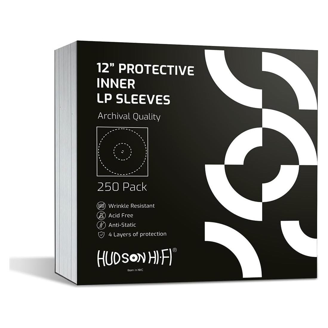 Fundas de Vinilo Hudson Hi-Fi Pack 250 - Protección LP